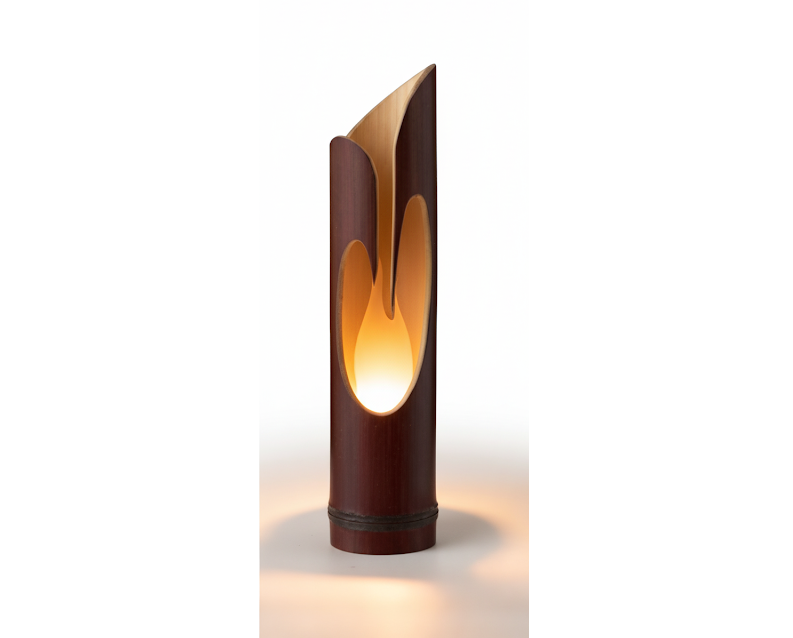 Bamboo light shade